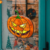 Z_Halloween Pumpkin Bat Ghost Acrylic Hang Decorations