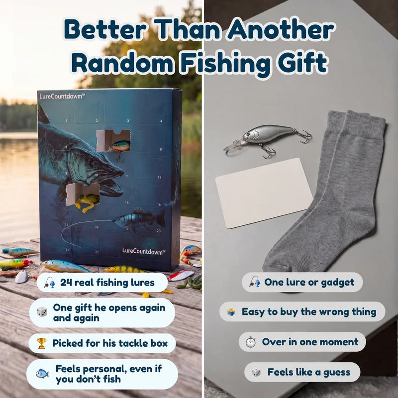 LureCountdown™ fishing advent calendar