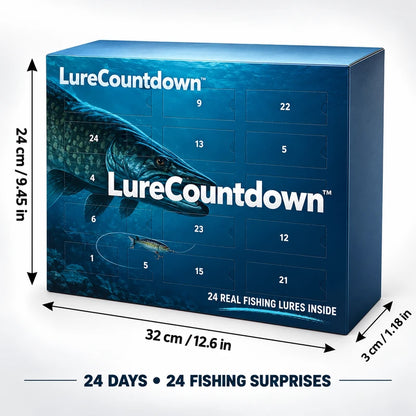 LureCountdown™ fishing advent calendar