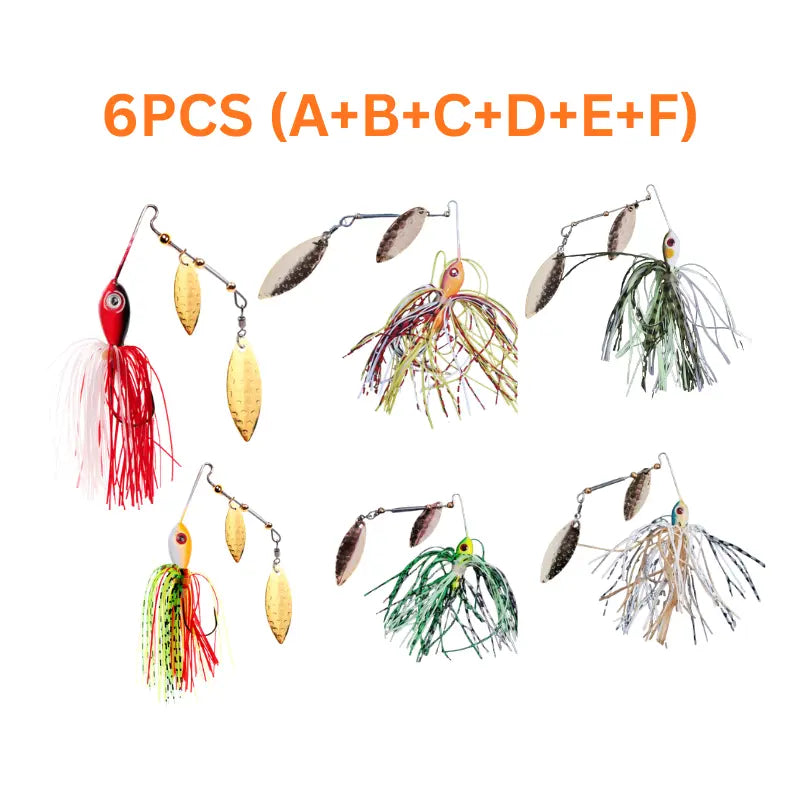 Bearded Fake Bait Sequin Fake Fishing Bait