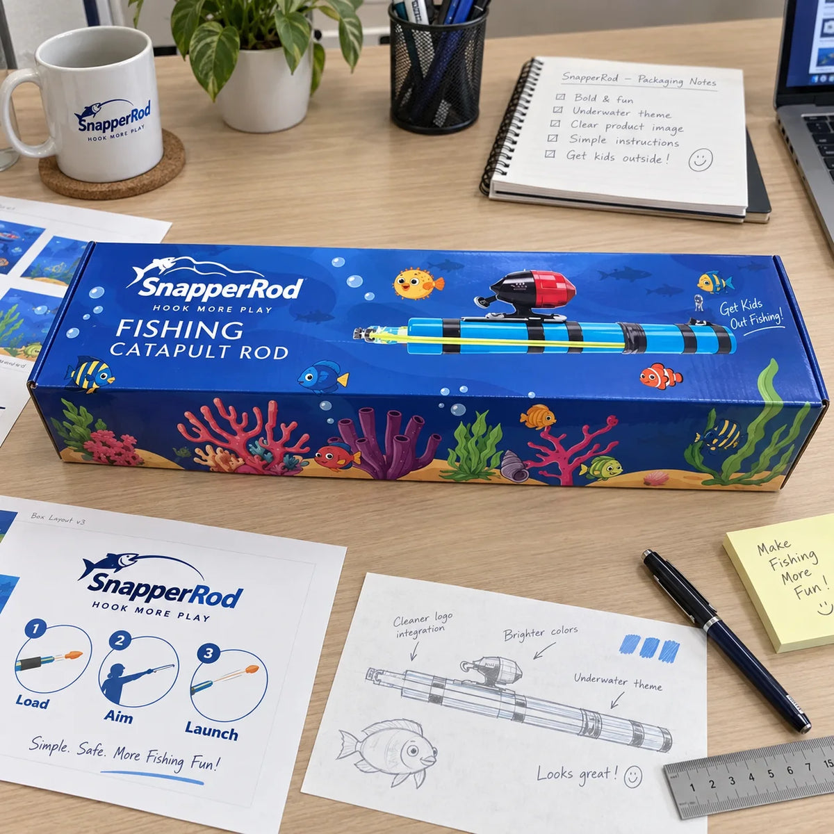 SnapperRod™ Catapult Fishing Rod
