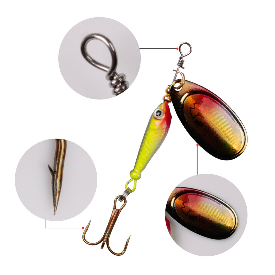 Rotating iron lure bait