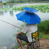 Double Layer Folding Compact Umbrella Hat