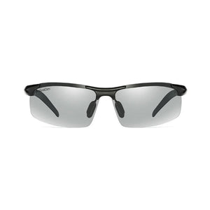 Photochromic sunglasses with polarized lens