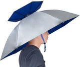 Double Layer Folding Compact Umbrella Hat