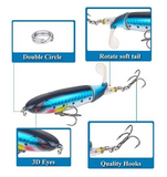 Floating Rotating Tail Lures Hard Bait