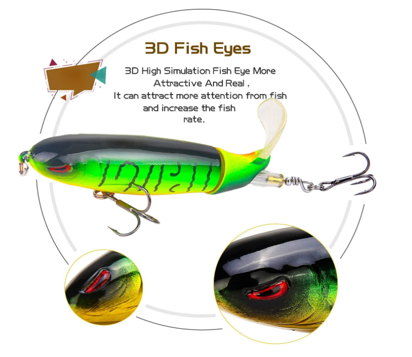 Floating Rotating Tail Lures Hard Bait