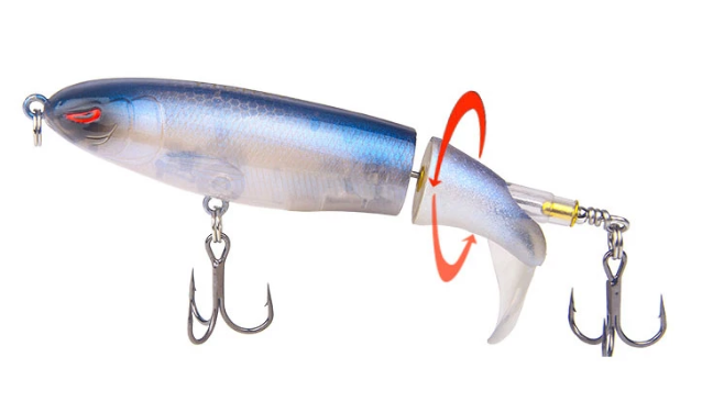 Floating Rotating Tail Lures Hard Bait