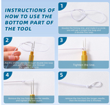 a Fishing Line Knotter Hook Needle