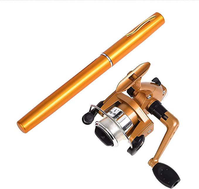 Close-up of the Telescopic Drum Pen Rod's sleek and durable metal finish
