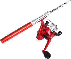 Compact fishing rod ideal for travel and on-the-go fishing trips