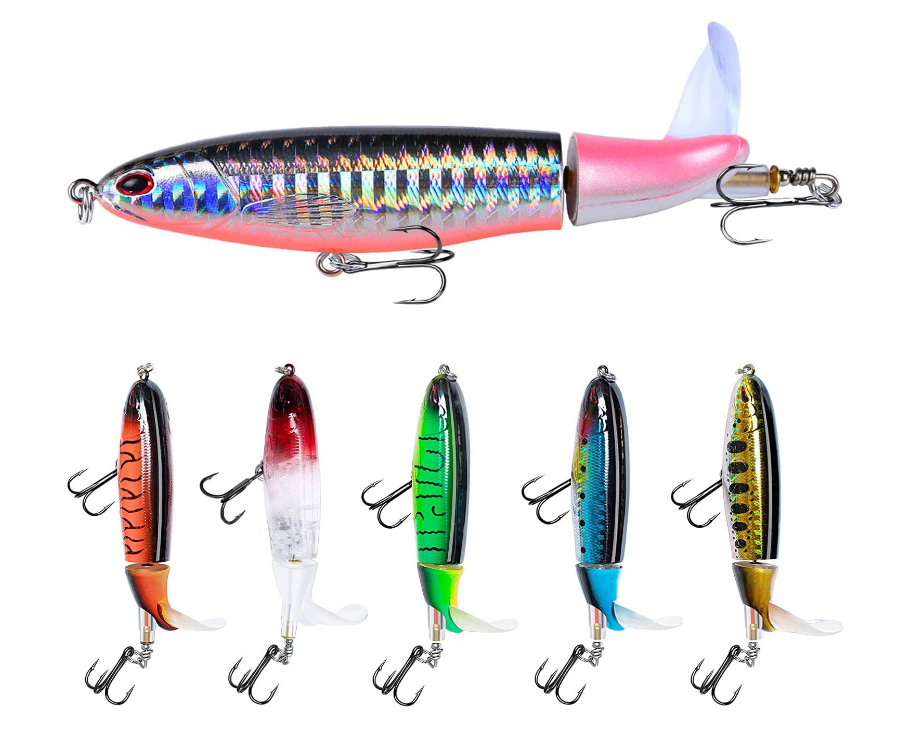 Floating Rotating Tail Lures Hard Bait