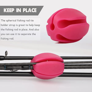 Fishing gear organizer showcasing an easy-to-install rod holder.