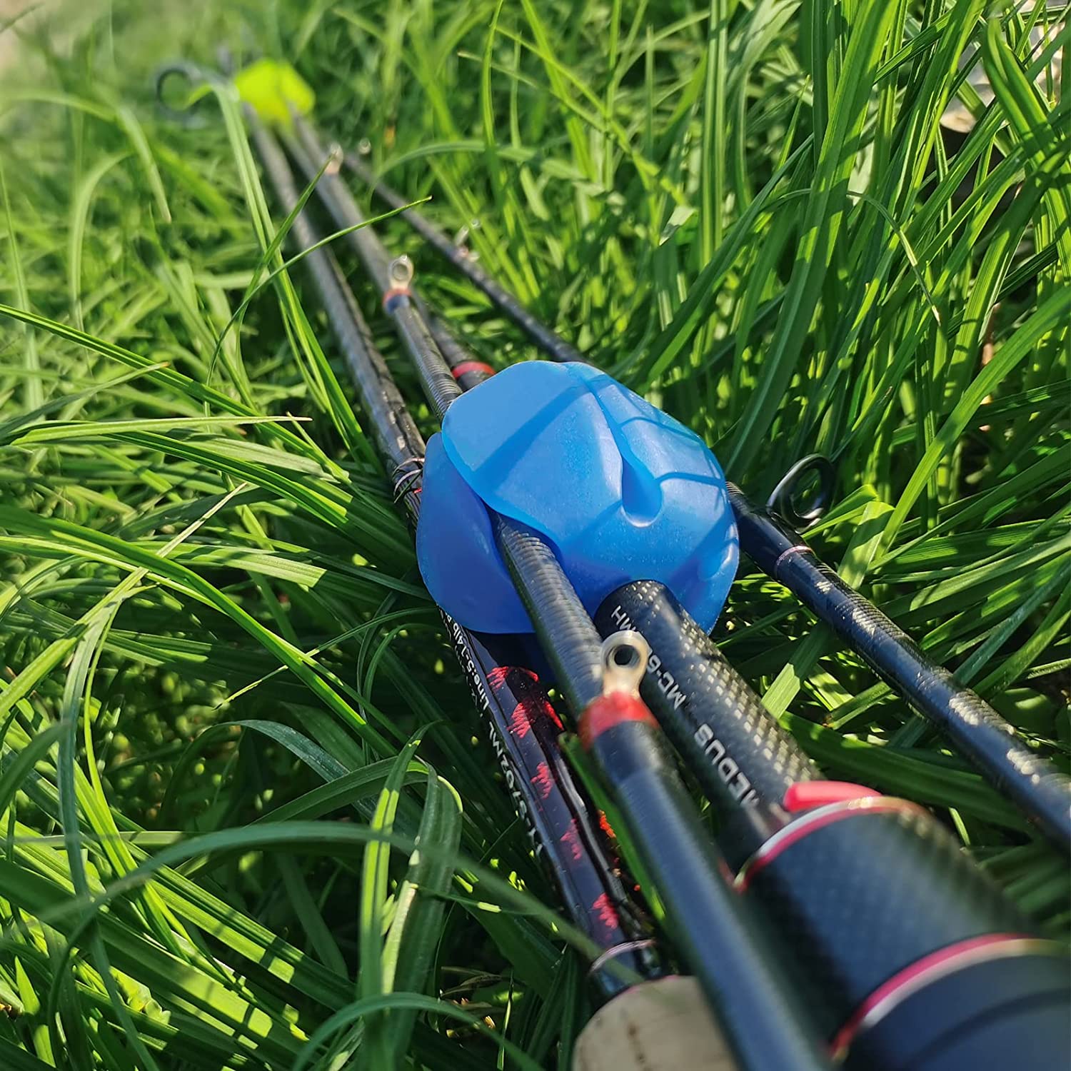 Lightweight and sturdy fishing rod holder designed for anglers.