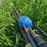 Lightweight and sturdy fishing rod holder designed for anglers.