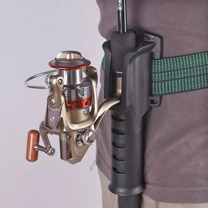 Premium fishing rod holder for waist, designed for easy access and secure rod placement.