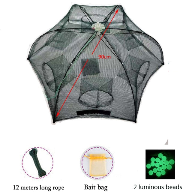 d Portable Folding Fishing Net