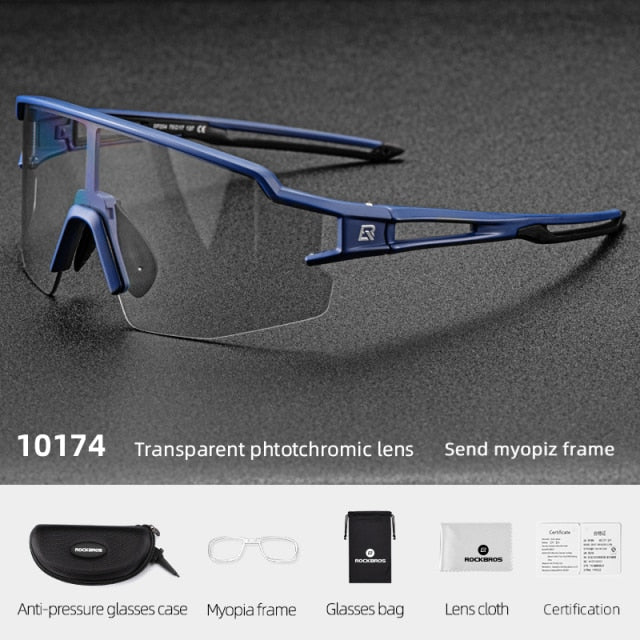 RockBros Photochromic Cycling Sunglasses