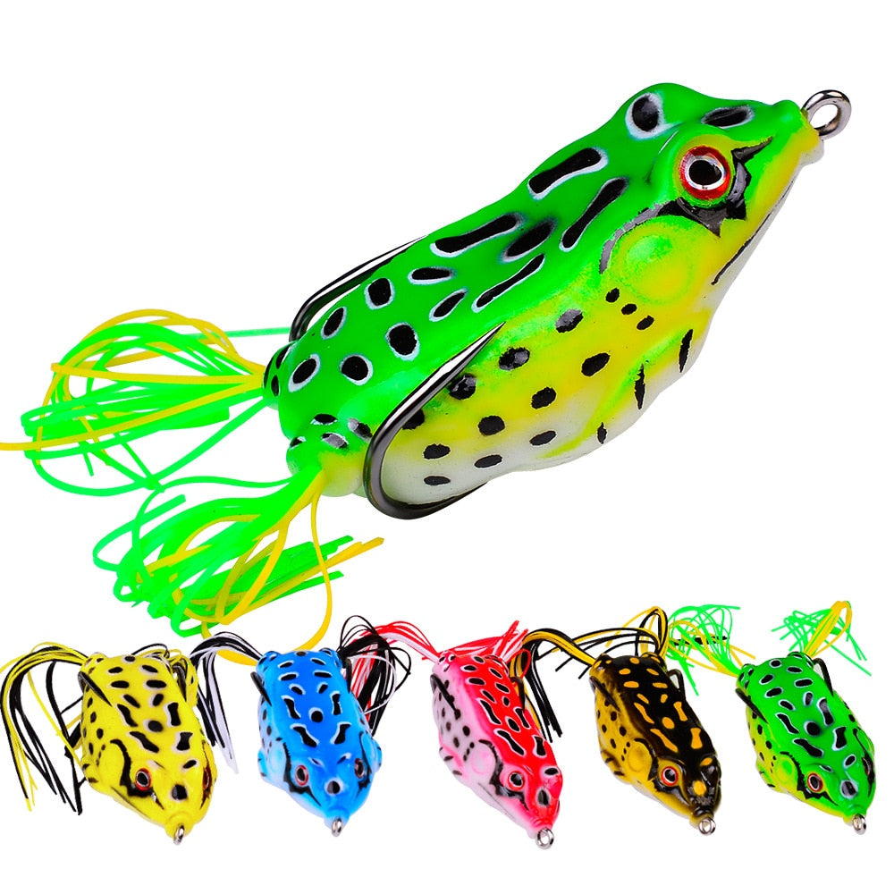 d Plastic frog for fishing